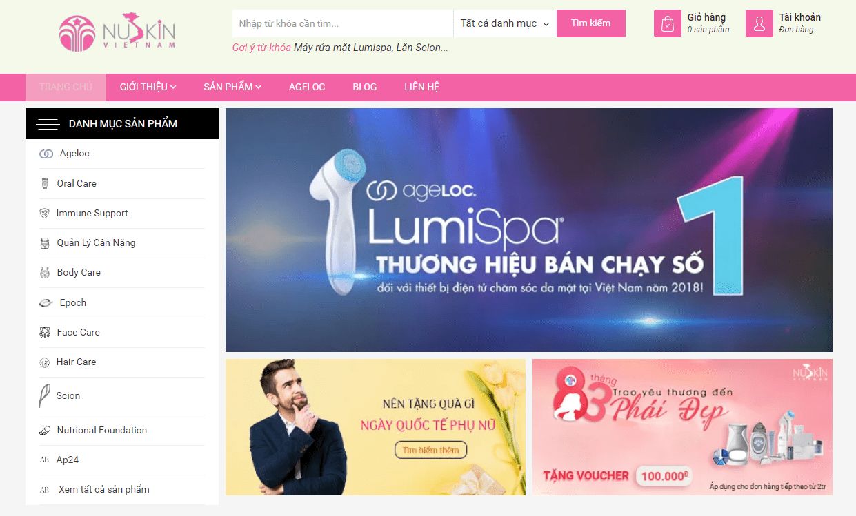 Top 5 nơi mua Nuskin chính hãng, giá tốt nhất hiện nay