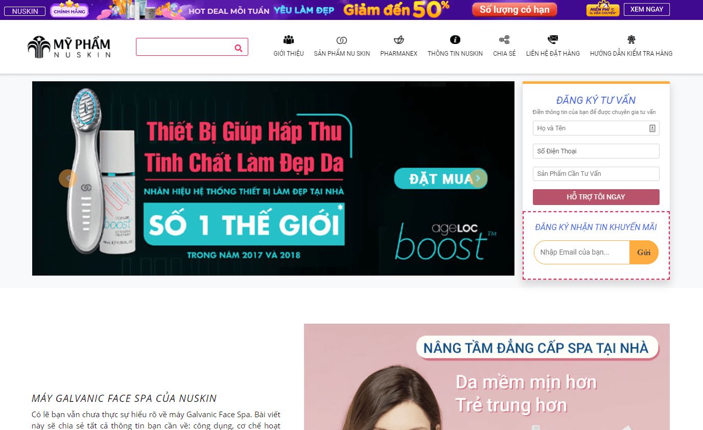 Top 5 nơi mua Nuskin chính hãng, giá tốt nhất hiện nay