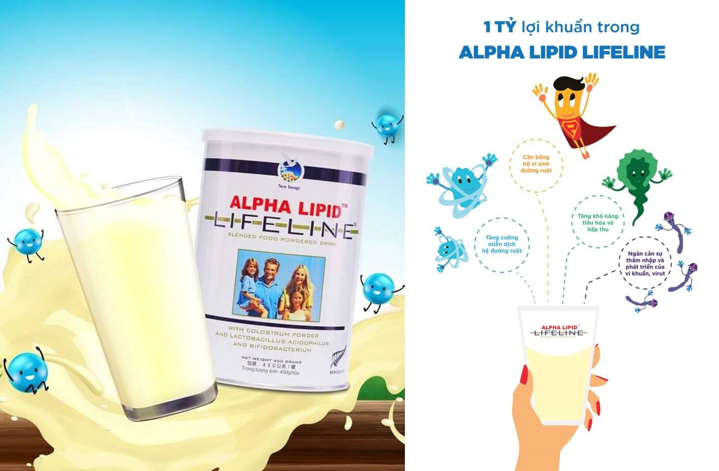 Địa chỉ bán sữa Alpha Lipid uy tín