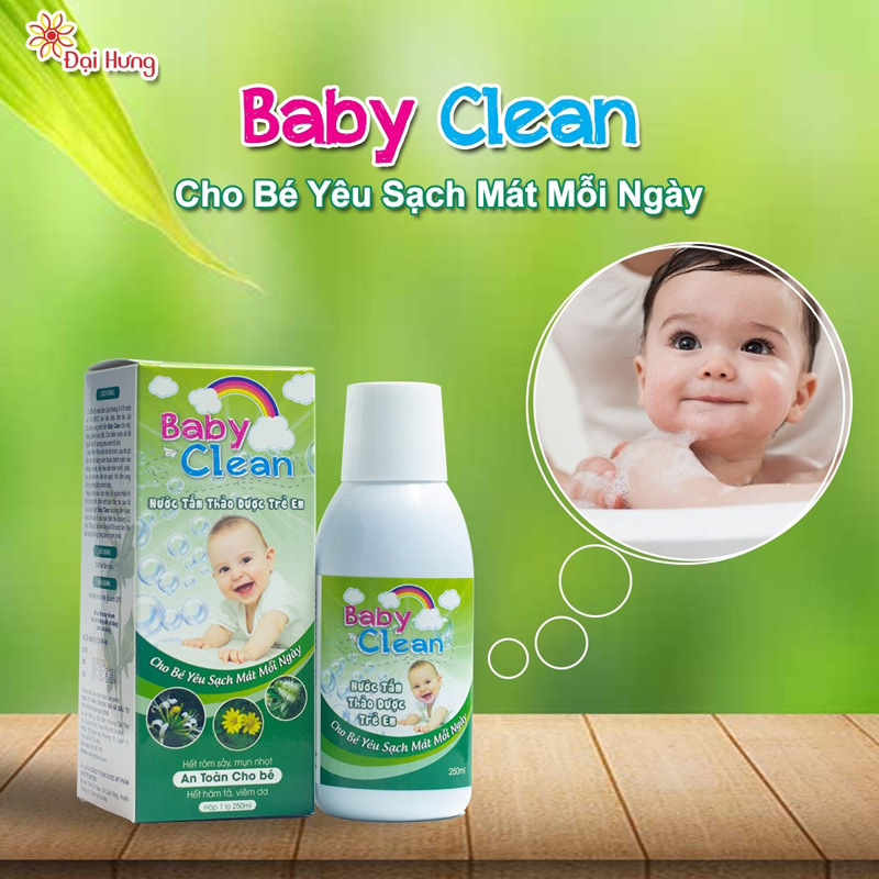 [REVIEW] Nước tắm gội thảo dược BABY CLEAN 250ml có tốt không? Mua ở đâu?
