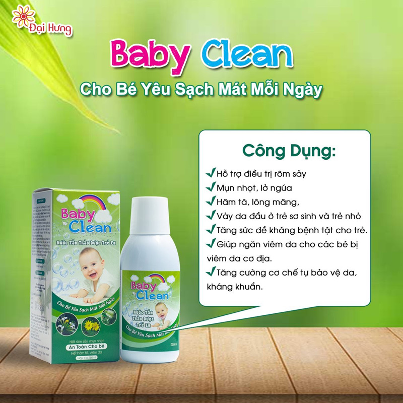 [REVIEW] Nước tắm gội thảo dược BABY CLEAN 250ml có tốt không? Mua ở đâu?