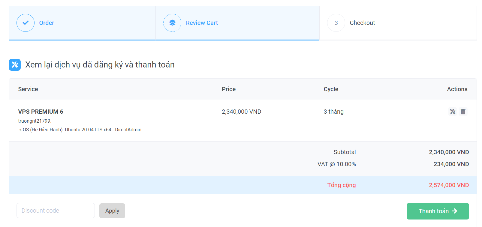 Đánh giá tính năng VPS giá rẻ của Vietnix