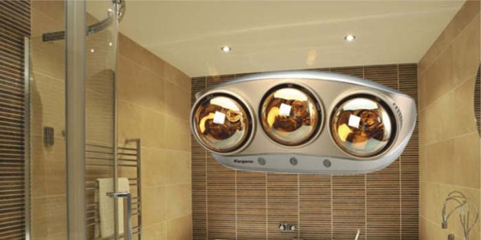 Đèn sưởi nhà tắm loại nào tốt? Các loại đèn sưởi nhà tắm phổ biến