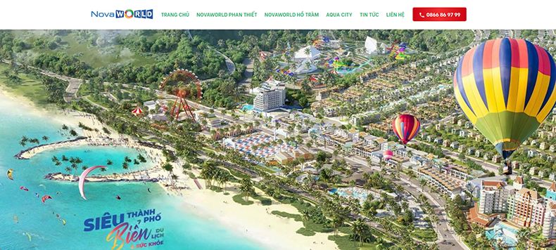 Bảng giá bán Nova Hồ Tràm năm 2022