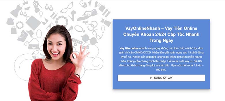 Top 10 web vay tiền online mới uy tín, thủ tục nhanh gọn