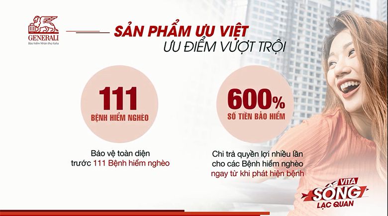 Bảo hiểm bệnh hiểm nghèo VITA - Sống Lạc Quan - Lựa chọn thông minh bảo vệ sức khỏe