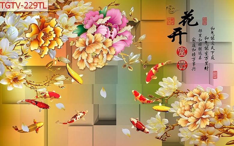 Dịch vụ in tranh dán tường và thi công tranh dán tường của VIETADV