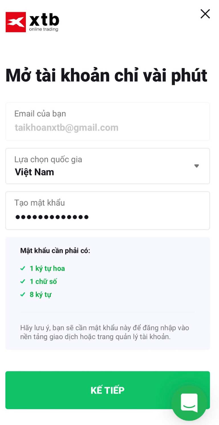 Hướng dẫn mở tài khoản và bắt đầu giao dịch Forex tại sàn XTB chỉ trong 15 phút