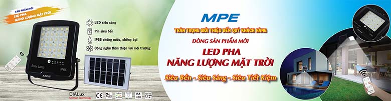 Đại lý đèn led MPE TPHCM - Phanphoithietbimpe.com uy tín, chất lượng