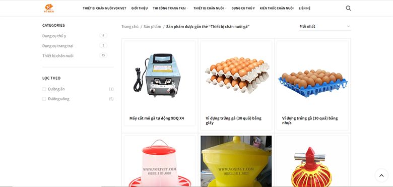 Ưu điểm khi lựa chọn thiết bị chăn nuôi Voxivet