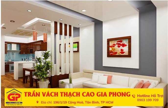 Thi công vách thạch cao 2 mặt tphcm giá bao nhiêu?