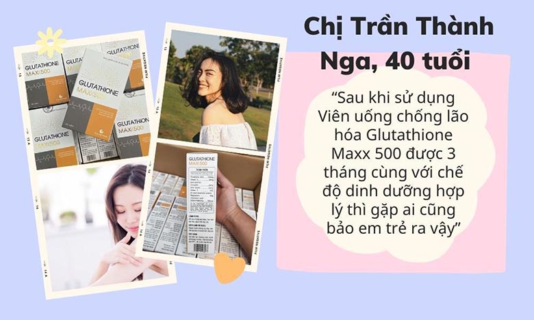 Viên uống chống lão hóa Glutathione Maxx 500 có như những gì quảng cáo?