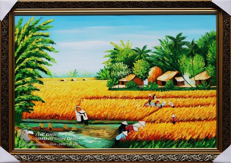Tuyển tập 10 mẫu tranh phong cảnh sơn dầu đẹp nhất