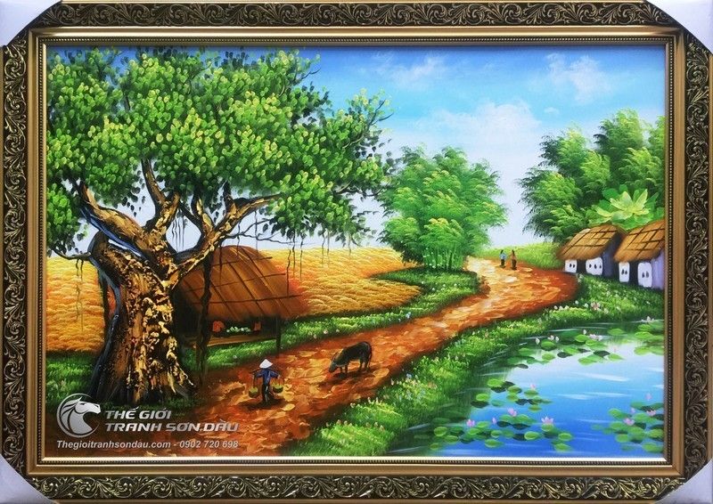 Tuyển tập 10 mẫu tranh phong cảnh sơn dầu đẹp nhất