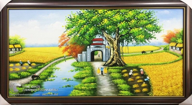 Tuyển tập 10 mẫu tranh phong cảnh sơn dầu đẹp nhất