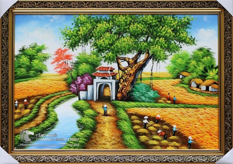 Tuyển tập 10 mẫu tranh phong cảnh sơn dầu đẹp nhất