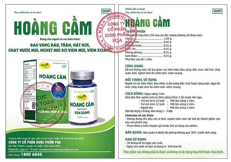 PQA Hoàng Cầm có tốt không? Mua ở đâu, giá bao nhiêu?