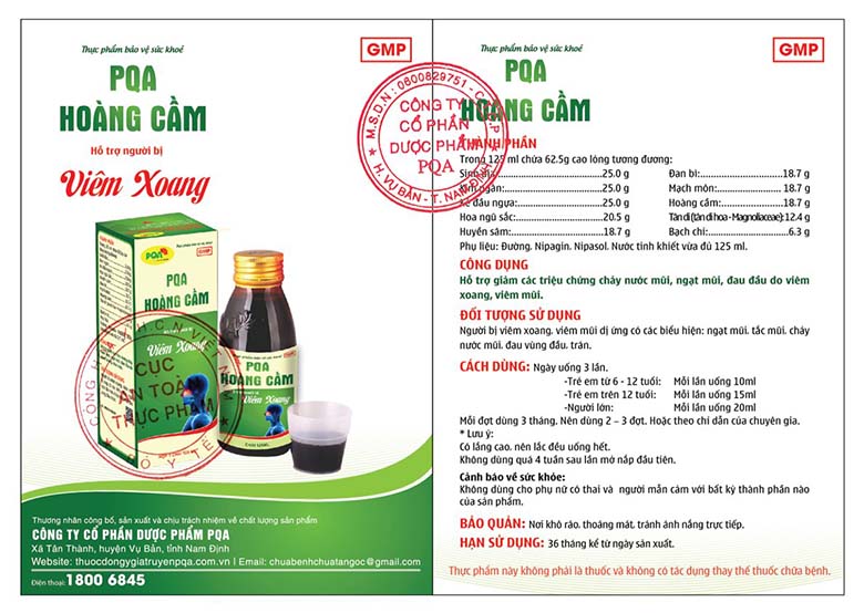 PQA Hoàng Cầm có tốt không? Mua ở đâu, giá bao nhiêu?