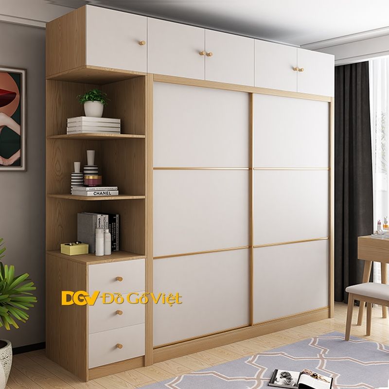 Tuyển tập 10 mẫu tủ áo cửa lùa đẹp nhất 2023