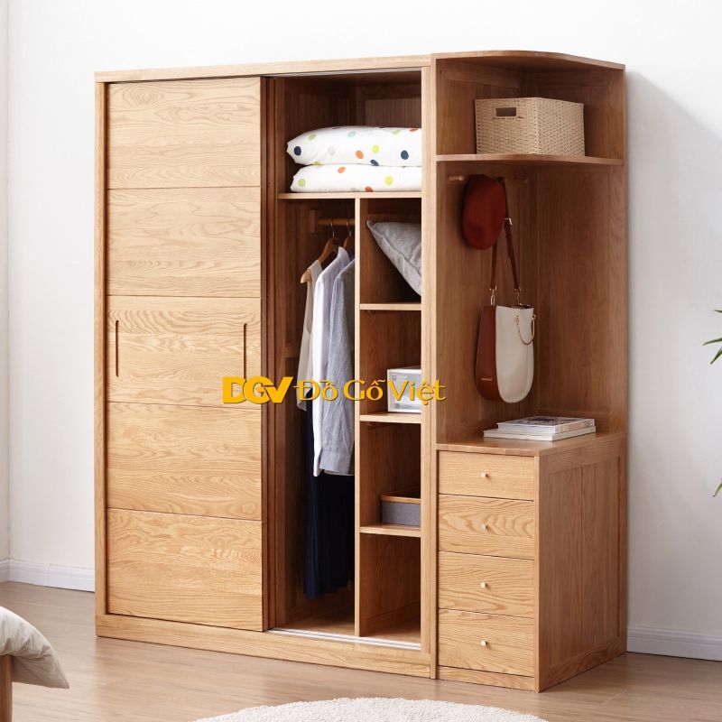 Tuyển tập 10 mẫu tủ áo cửa lùa đẹp nhất 2023