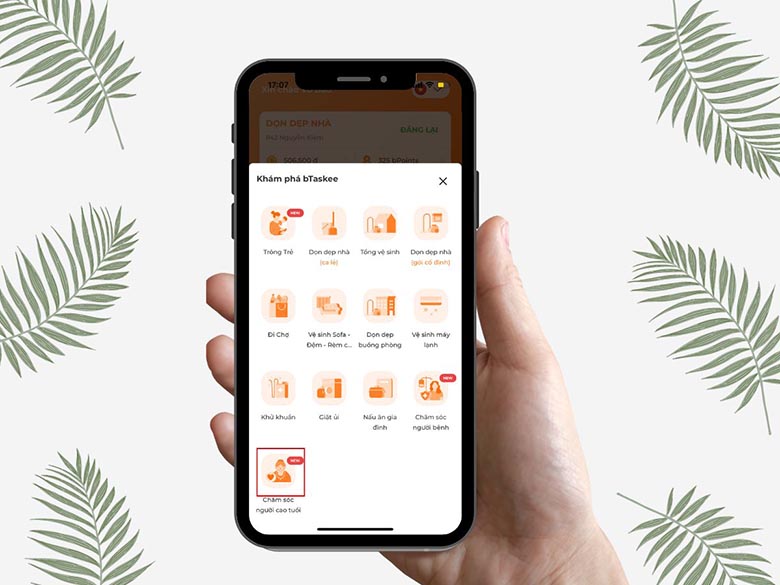 bTaskee - Giải pháp chăm sóc người cao tuổi thời công nghệ