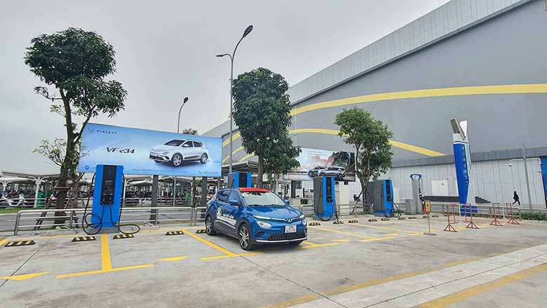 Hệ thống trạm sạc VinFast