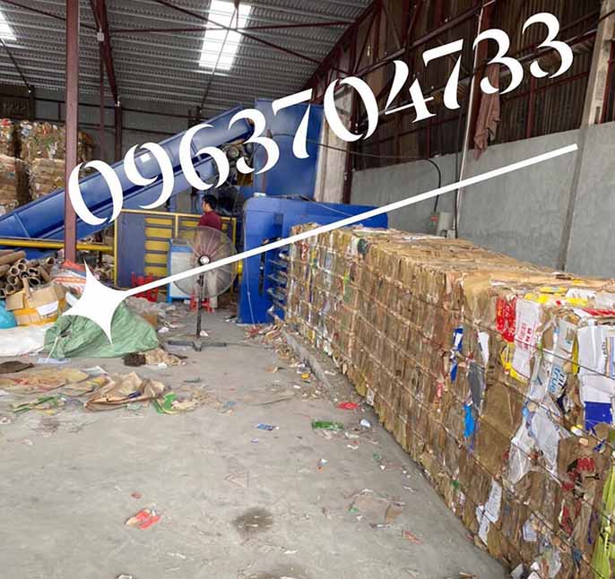 Máy ép giấy phế liệu tự động – Dễ vận hành – Công suất lớn