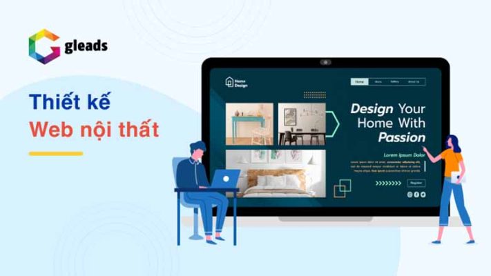 Thiết kế web nội thất tích hợp quản lý sản phẩm và kho