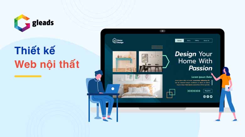 Thiết kế web nội thất tích hợp quản lý sản phẩm và kho
