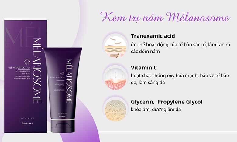 Kem trị nám Mélanosome - thành phần không thể thiếu theo cách trị nám Robert Willan