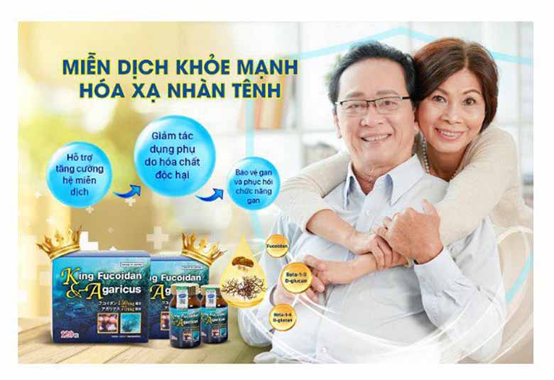 King Fucoidan & Agaricus là thuốc hay thực phẩm chức năng?