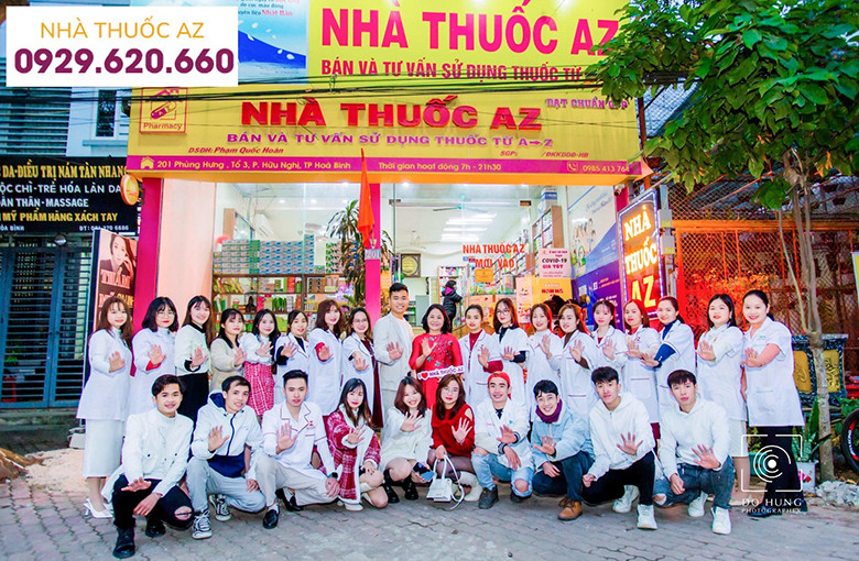 Nhà thuốc AZ chuyên nghiệp, đáp ứng nhu cầu thuốc mọi người dân 