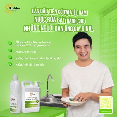 REVIEW NƯỚC RỬA BÁT SUNKISS - KEM GIẶT SUNKISS TỪ A-Z