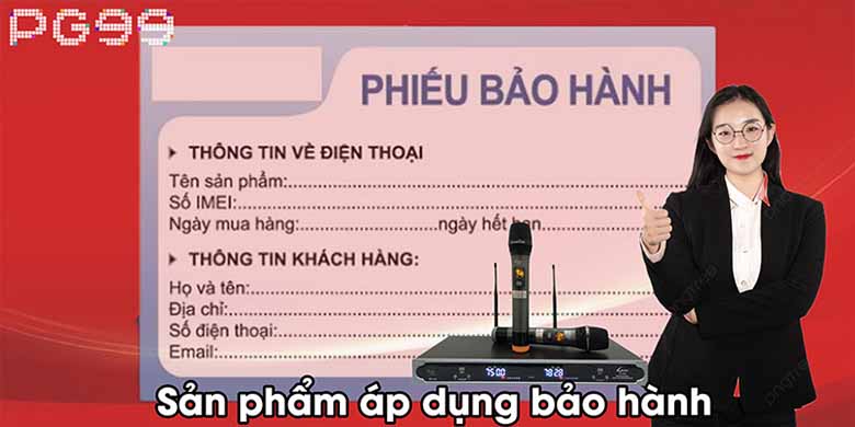 Quy trình bảo hành sản phẩm PG99