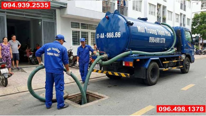 Dịch vụ hút hầm cầu Thịnh Phát triệt để, uy tín, khảo sát báo giá miễn phí
