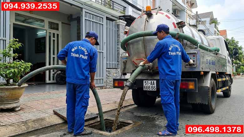 Dịch vụ hút hầm cầu Thịnh Phát triệt để, uy tín, khảo sát báo giá miễn phí
