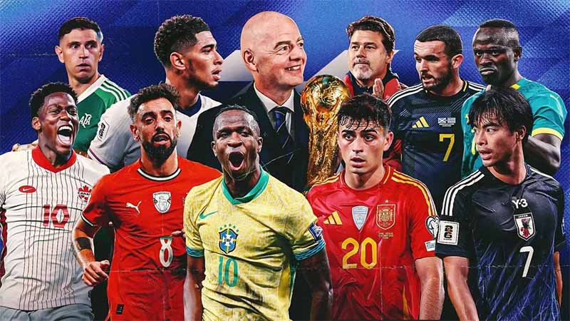 Top 5 ứng cử viên vô địch World Cup 2026 sáng giá nhất 
