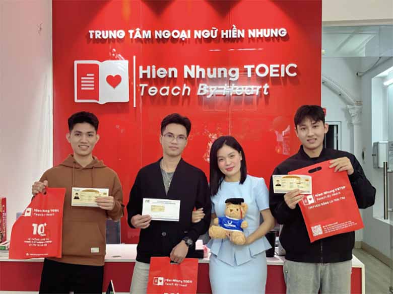 Hiền Nhung TOEIC - Lựa chọn luyện thi TOEIC Hà Nội được 45.000 học viên tin tưởng